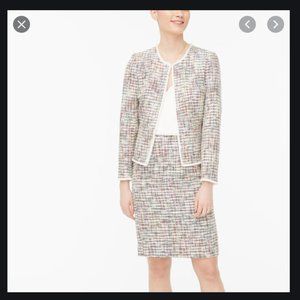 J. Crew Pencil skirt in rainbow tweed